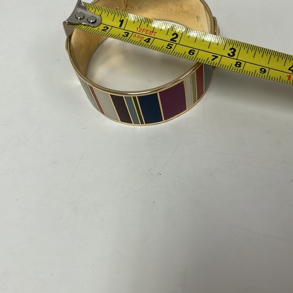 Coach Legacy Beaded Multicolor Enamel Bangle Bracelet - Picture 6 of 7